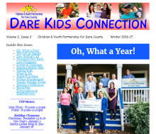 Children and Youth Partnership, Dare Kids Connection - Winter 2016-17