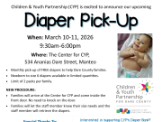 Children and Youth Partnership, Diaper Pick-Up (Manteo)