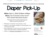Children and Youth Partnership, Diaper Pick-Up (Manteo)