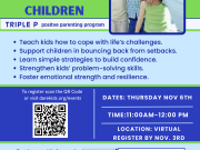 Children and Youth Partnership, Raising Resilient Children- Virtual