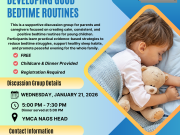 Children and Youth Partnership, Triple P Discussion Group: Developing Good Bedtime Routines