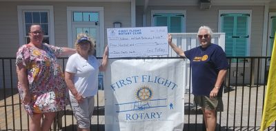 First Flight Rotary Donation 2023