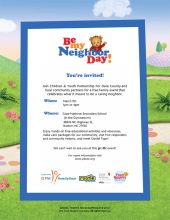 Children and Youth Partnership, Daniel Tiger is coming to Hatteras Island for Be My Neighbor Day on Saturday, March 7